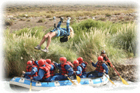 Rafting en el Rio Salado - Las Leas - Malarge (Malargue) - Mendoza - Argentina