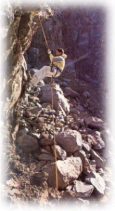 Rapel, escalada y tirolesa en Malarge (Malargue) Mendoza Argentina